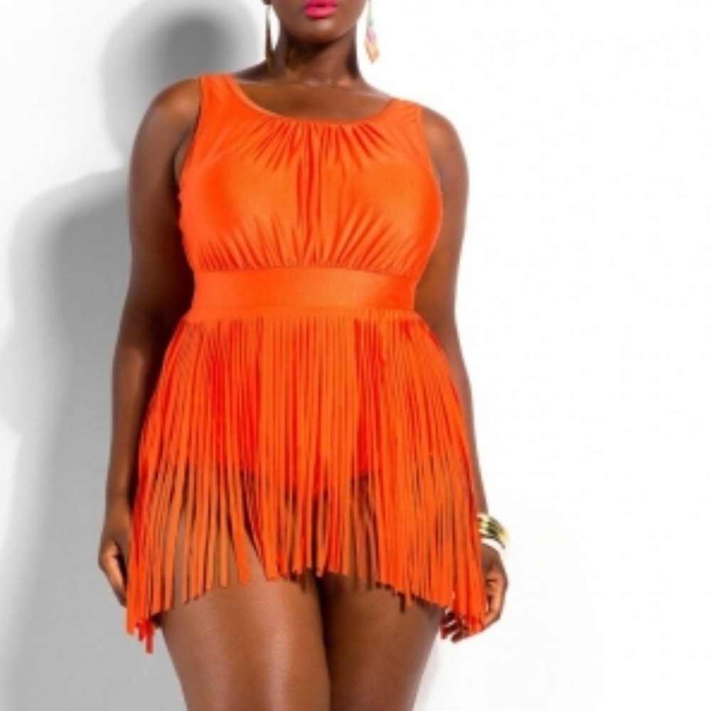 Plus Size Sexy One Piece Retro Bikini